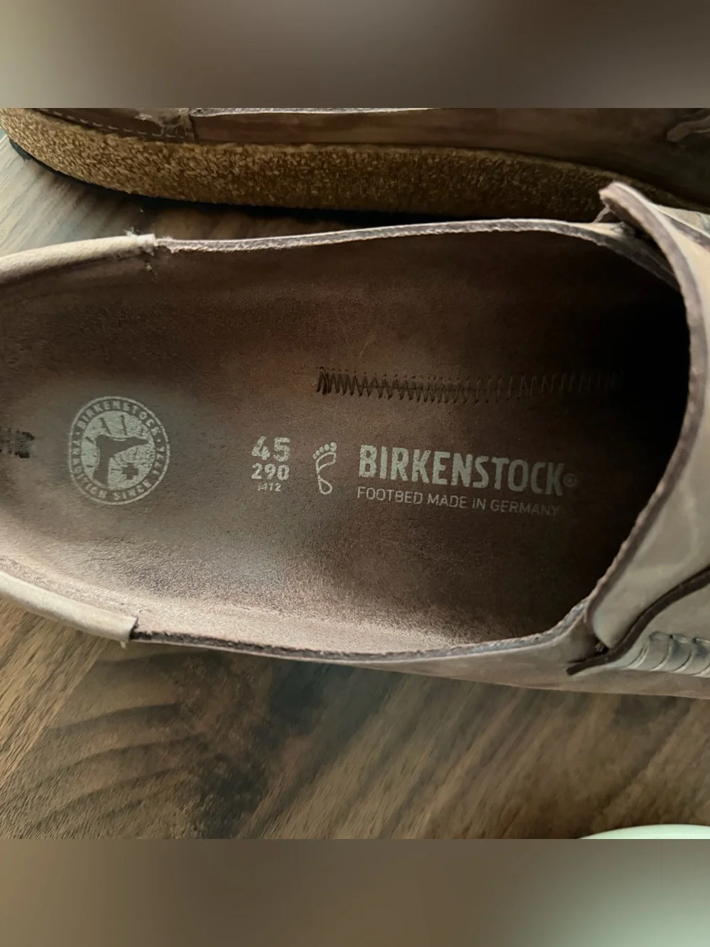 Birkenstock Naples Oiled Leather Men's Size 12 (EU 45)